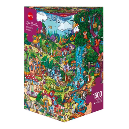 Puzzle Wonderwoods Triangular, 1500 Teile