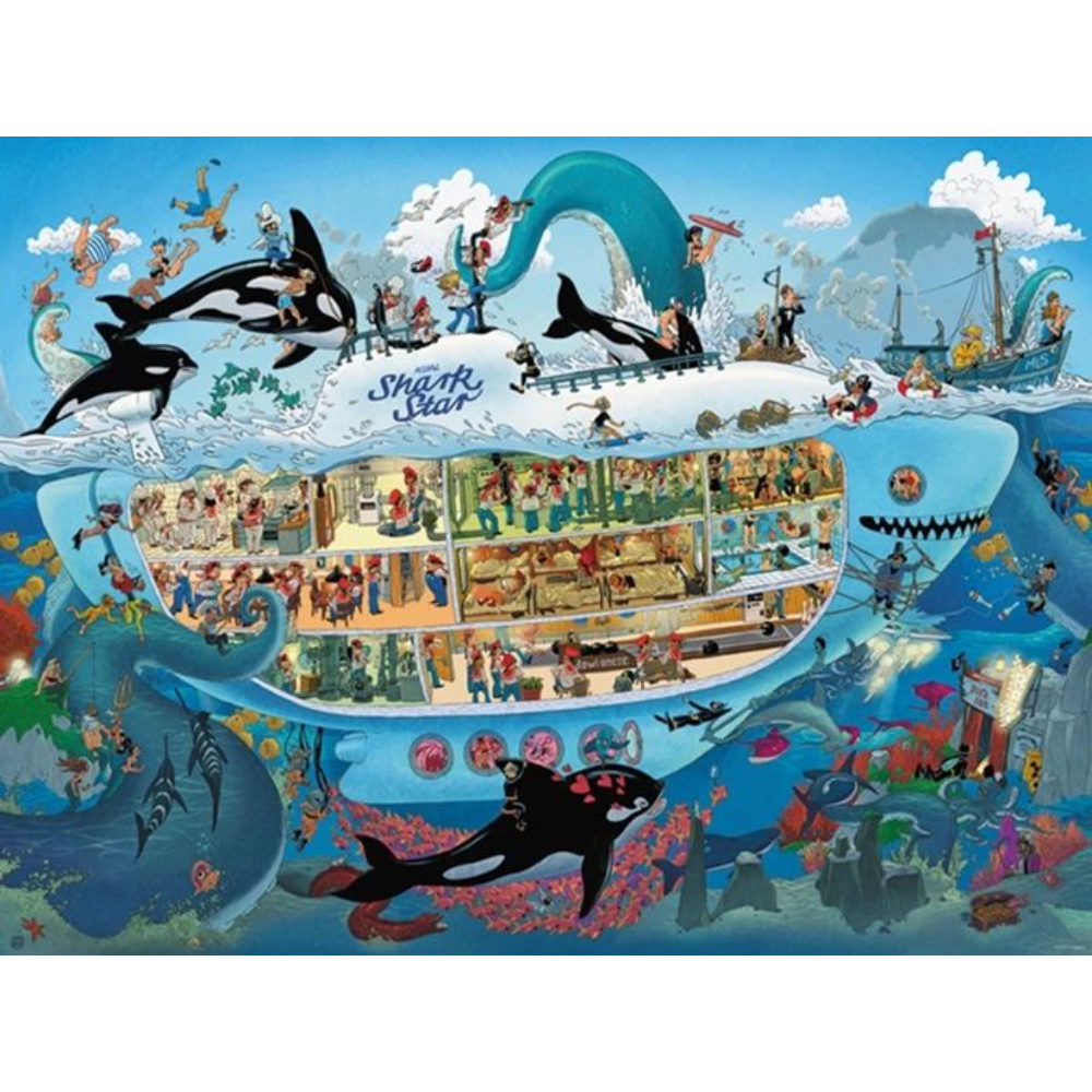 Puzzle Submarine Fun Triangular, 1500 Teile