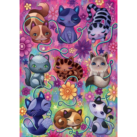 Puzzle Kitty Cats Standard, 1000 Teile