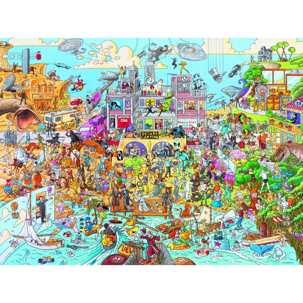 Puzzle Hollyworld Traingular, 1500 Teile