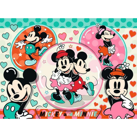 Puzzle Unser Traumpaar Mickey und Minnie, 150 Teile