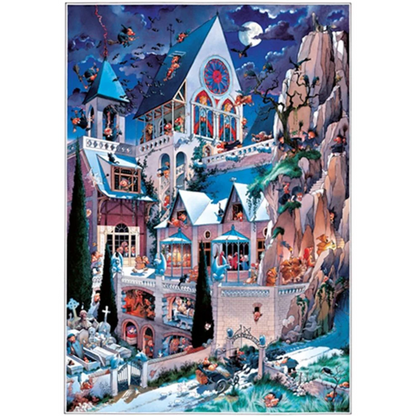 Puzzle Castle of Horror, Loup - Triangular Puzzle, 2000 Teile