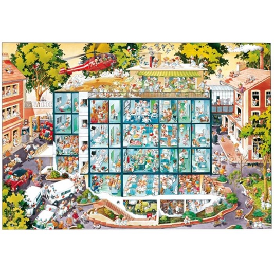 Puzzle Emergency Room, Loup - Triangular Puzzle, 2000 Teile