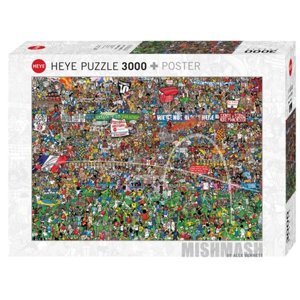 Puzzle WM-Xtra-Puzzle Football History, 3000 Teile