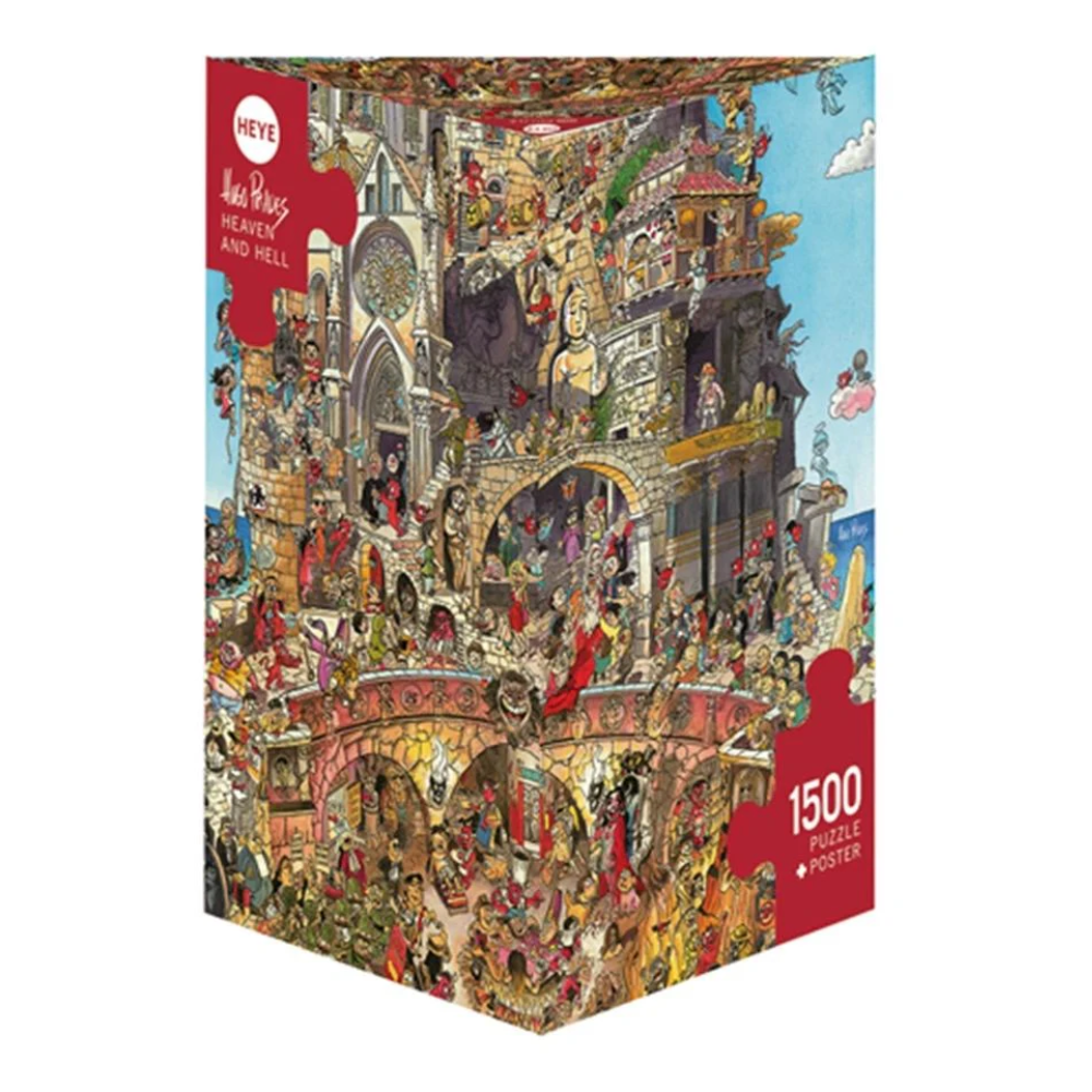 Puzzle Heaven and Hell, Prades - Triangular Puzzle, 1500 Teile