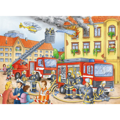 Puzzle Unsere Feuerwehr, 100 Teile