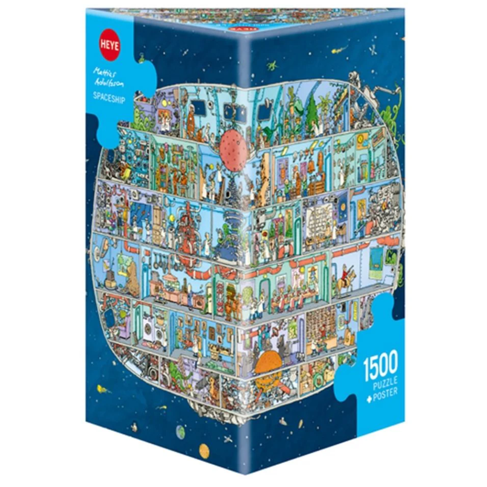 Puzzle Spaceship Triangular, 1500 Teile