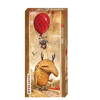 Puzzle Red Balloon Vertical, 1000 Teile