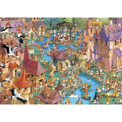 Puzzle Bunnytown, Ruyer - Triangular Puzzle, 1000 Teile