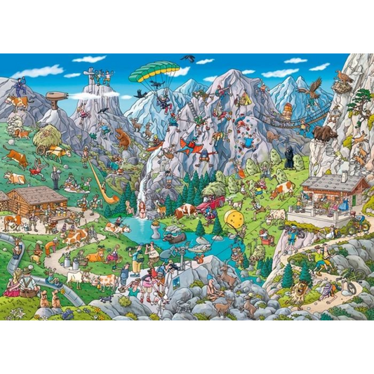 Puzzle Alpine Fun - Triangular Puzzle, 1000 Teile