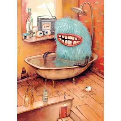 Puzzle Zozoville, Bathtub - Standard Puzzle, 1000 Teile