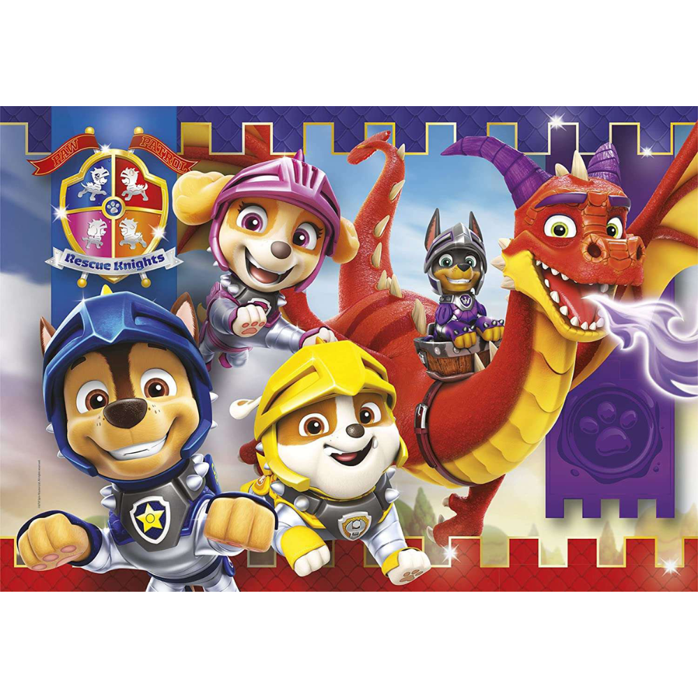 Puzzle Paw Patrol, 2 x, 60 Teile