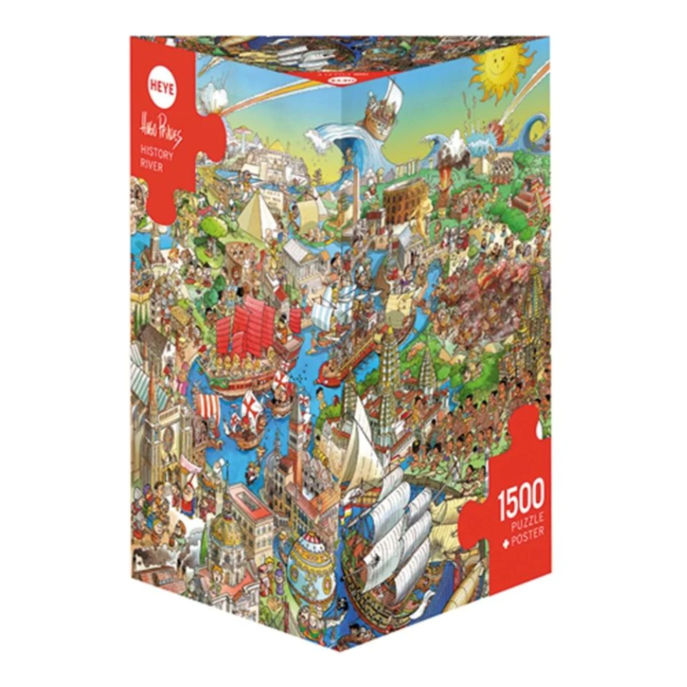 Puzzle History River Triangular, 1500 Teile