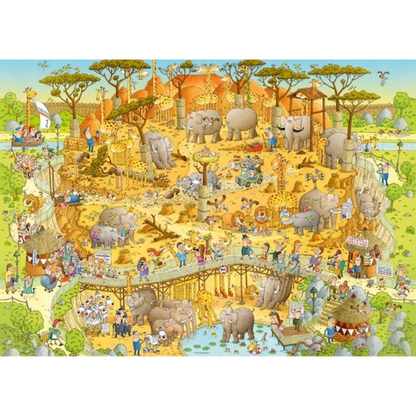 Puzzle African Habitat - Standard Puzzle, 1000 Teile