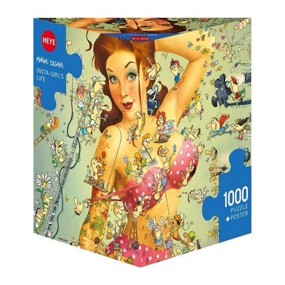 Puzzle Insta-Girl's Life Triangular, 1000 Teile