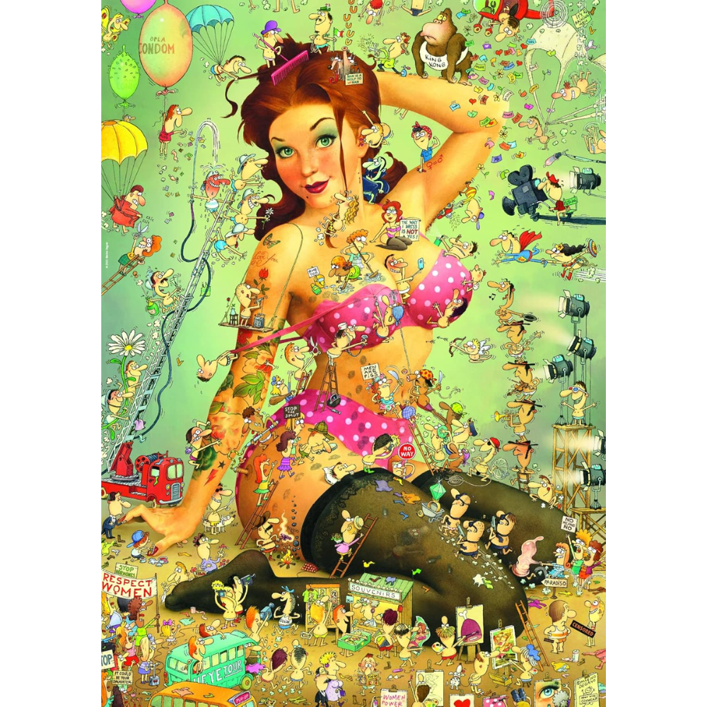 Puzzle Insta-Girl's Life Triangular, 1000 Teile