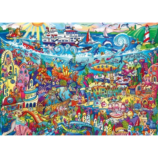 Puzzle Magic Sea Triangular, 1000 Teile