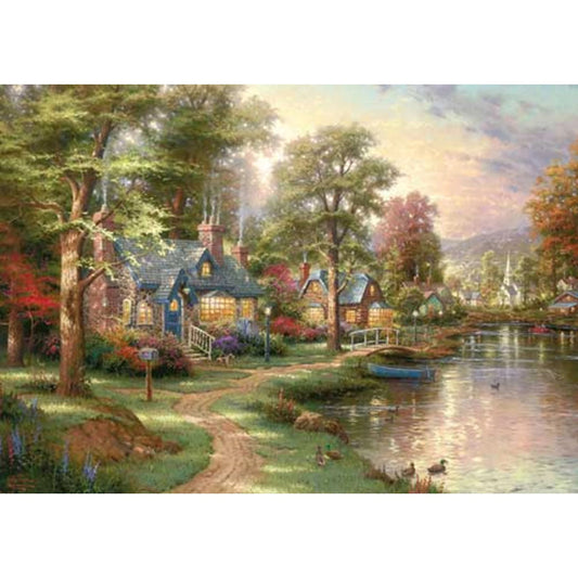 Puzzle Am See, 1500 Teile