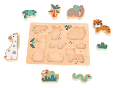 3D Puzzle Elefant & Giraffe