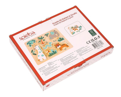 3D Puzzle Elefant & Giraffe