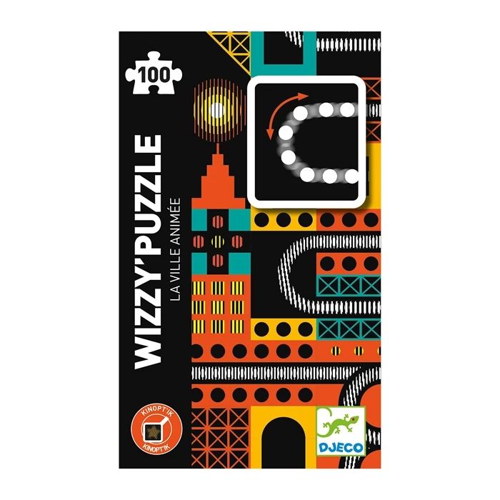 Wizzy Puzzle Lebendige Stadt, 100 Teile