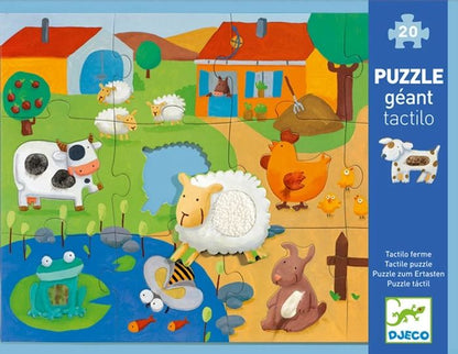 Puzzle Tactiloferme, 20 Teile