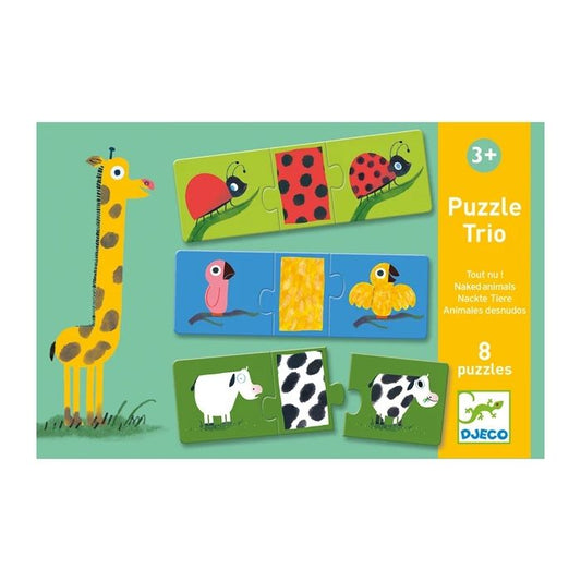 Puzzle Trio Tiere