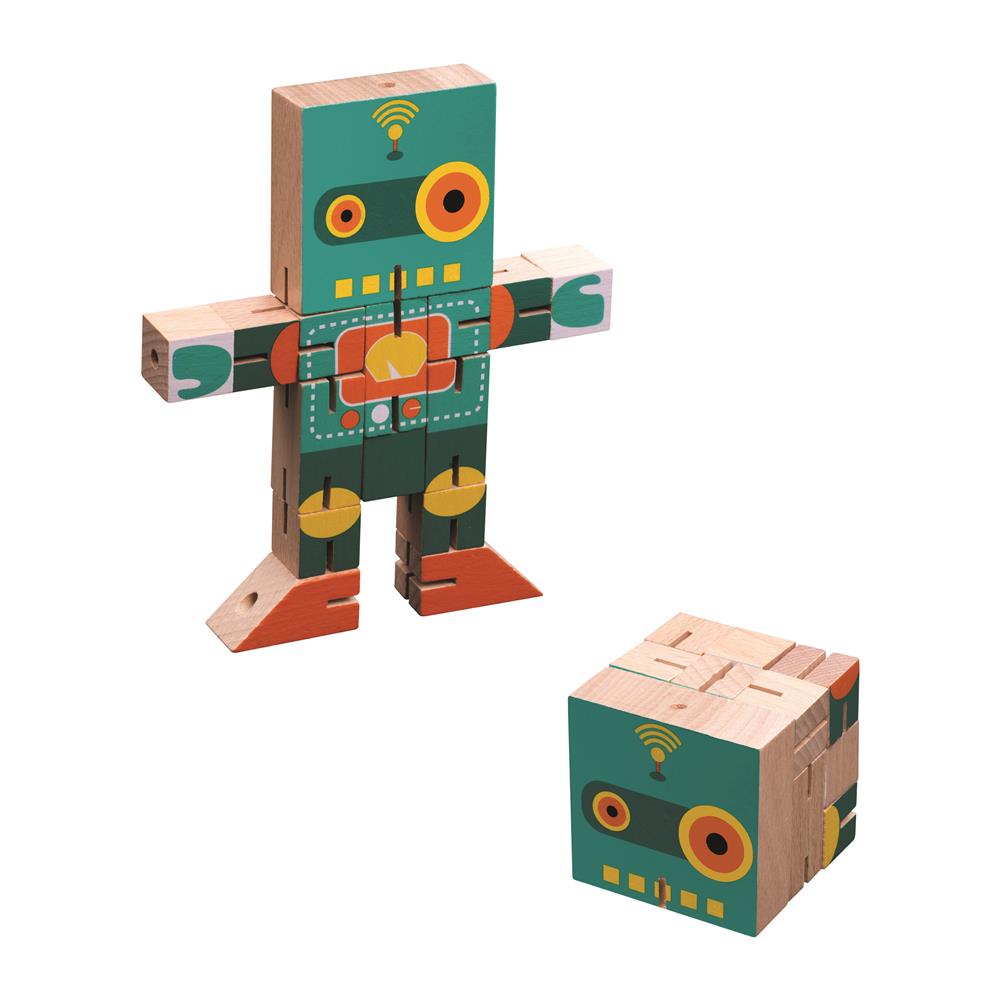 Puzzle Robot Cube, 15 Teile