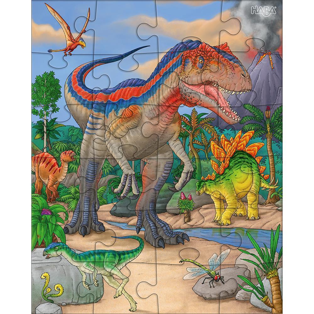 Puzzle Dinosaurier, 3 x 24 Teile