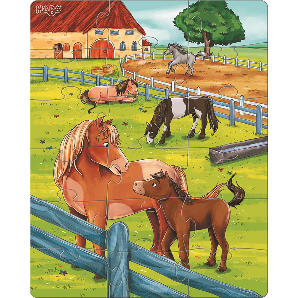 Puzzle Bauernhoftiere, 1 x 12, 1 x 15, 1 x 18 Teile