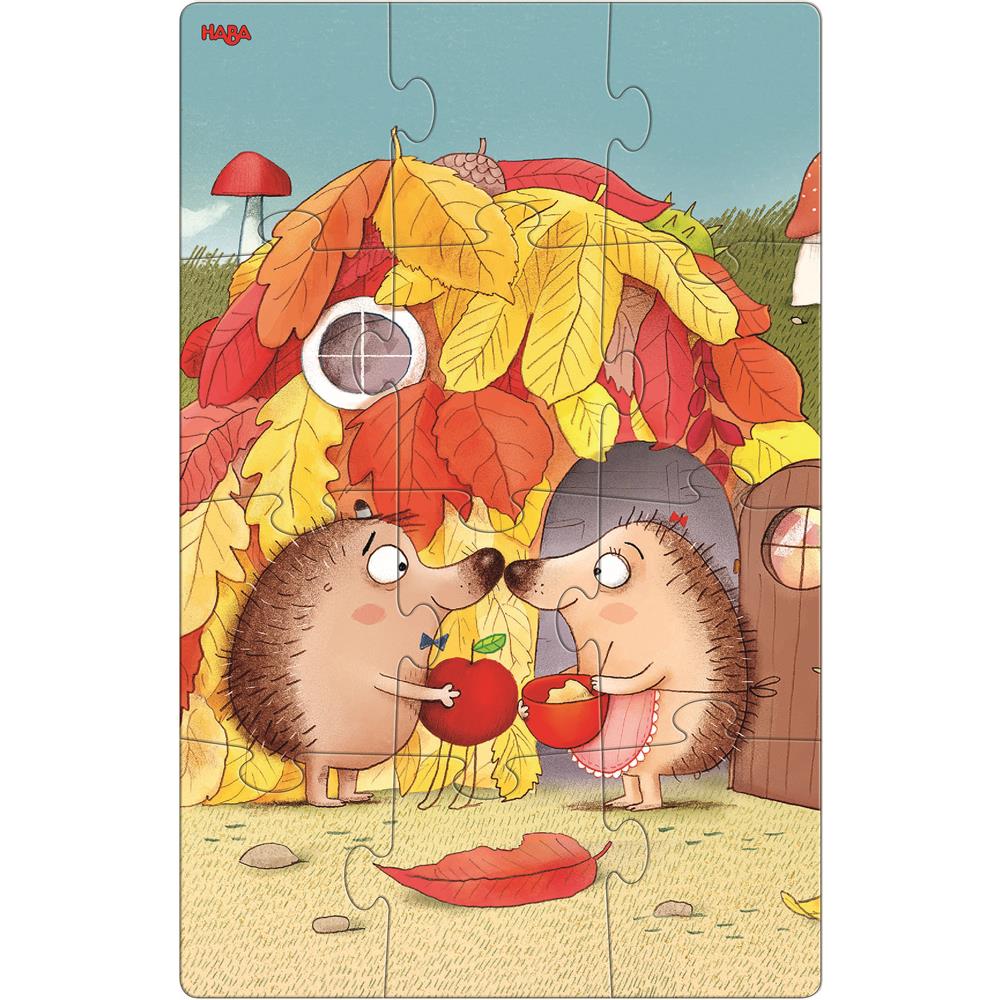 Puzzle Herr Igel, 2 x 12 Teile