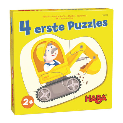 Puzzle 4 Erste Puzzles – Baustelle, 3 Teile