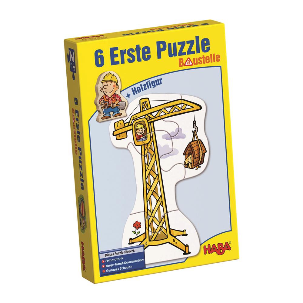 Puzzle Erste Puzzle - Baustelle, 2 x 6 Teile