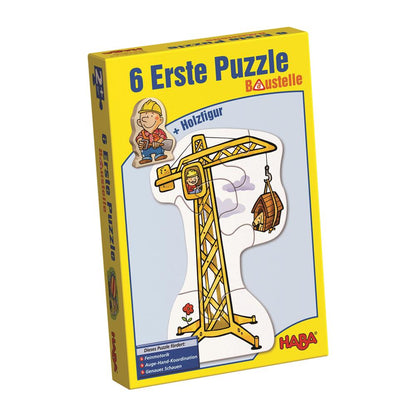 Puzzle Erste Puzzle - Baustelle, 2 x 6 Teile