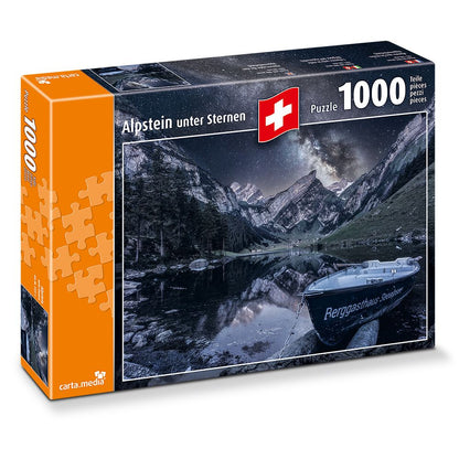 Puzzle Alpstein u. Sternen, 1000 Teile