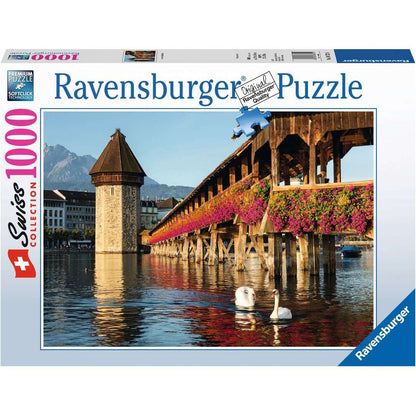 Puzzle CH Luzern Kapellbrücke, 1000 Teile