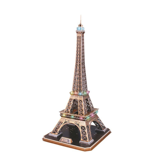 3D Puzzle Eiffelturm Multicolor LED