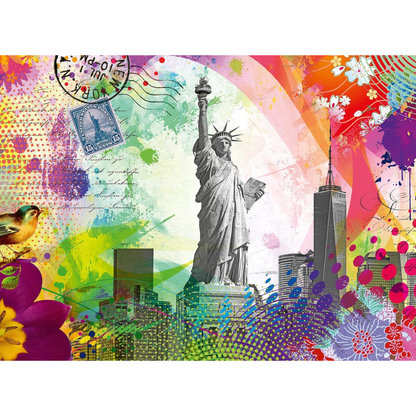 Puzzle Postkarte aus New York, 500 Teile