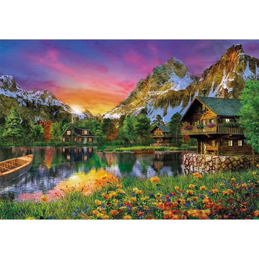 Puzzle Alpin Lake, 6000 Teile