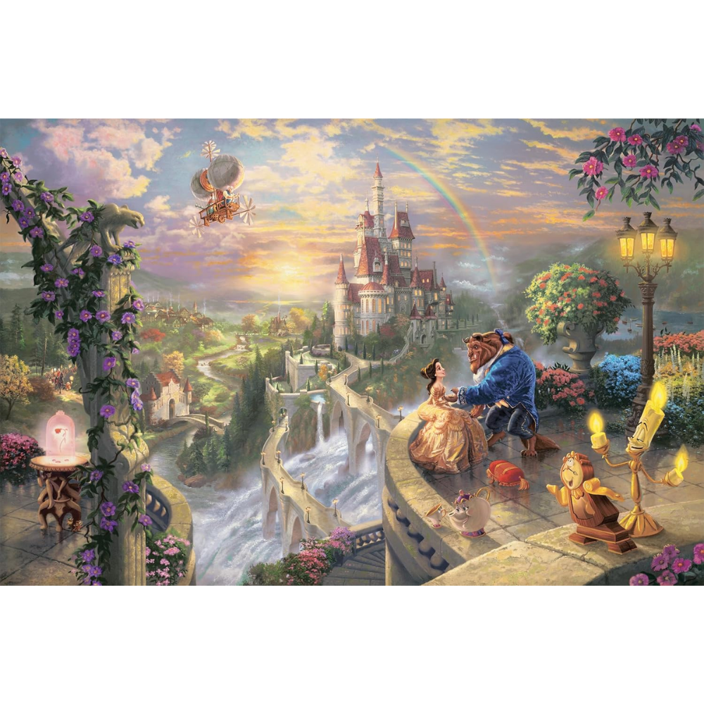 Puzzle Disney Beauty and the Beast, 1000 Teile