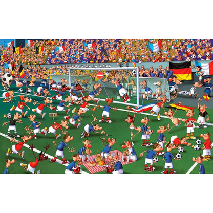 Puzzle F. Ruyer - Fussball, 1000 Teile