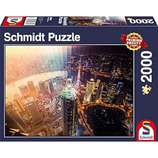 Puzzle Tag und Nacht Zeitscheibe, 2000 Teile