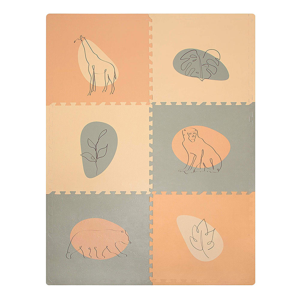 XXL Puzzlematte, Jungle Sunset 1.8 x 1.2 m