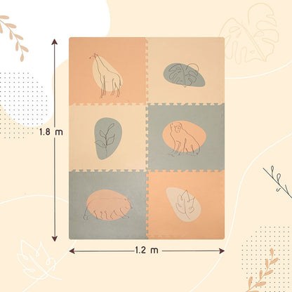 XXL Puzzlematte, Jungle Sunset 1.8 x 1.2 m