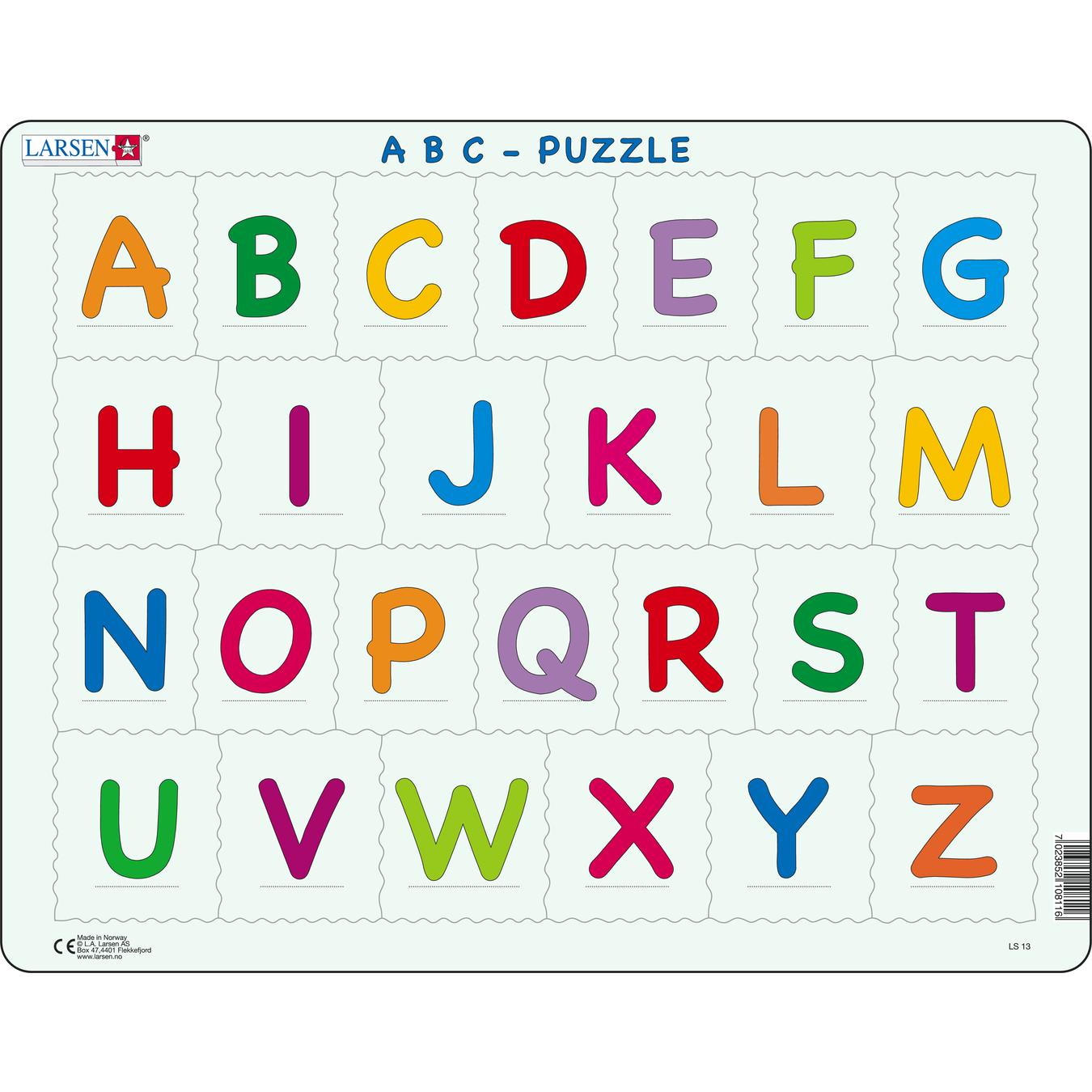 Puzzle Alphabet, 26 Teile