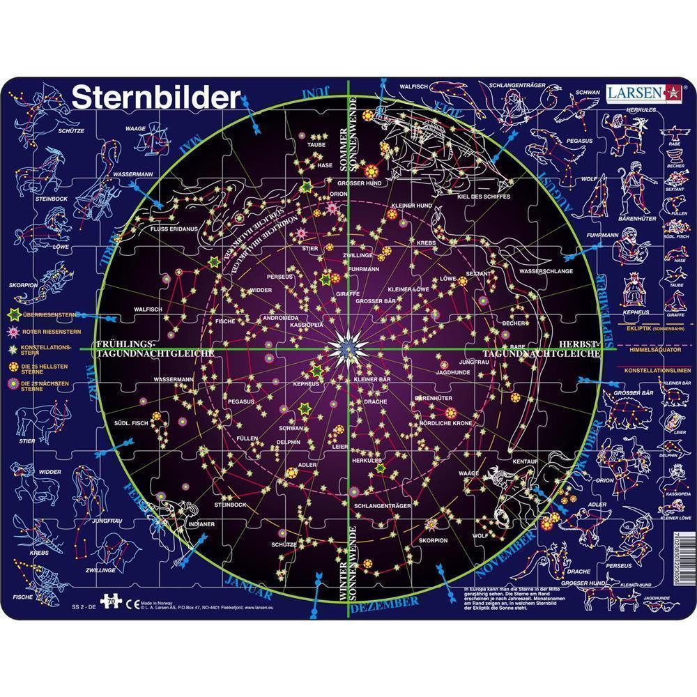 Puzzle Sternbilder, 70 Teile