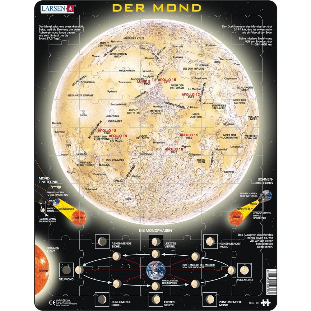 Puzzle Der Mond, 70 Teile