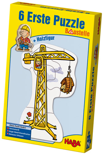 Puzzle Erste Puzzle - Baustelle, 2 x 6 Teile